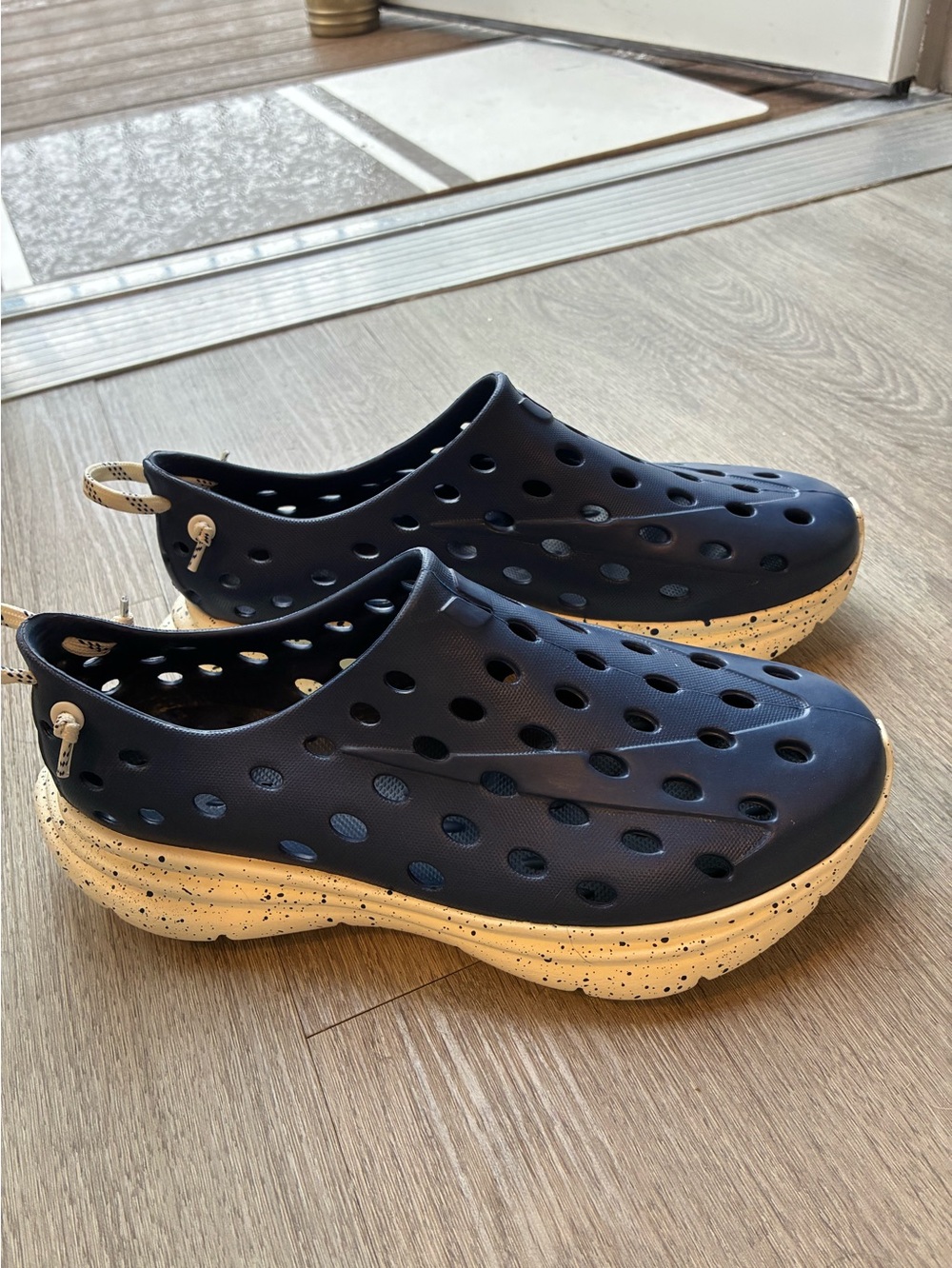 Kane recovery shoes.